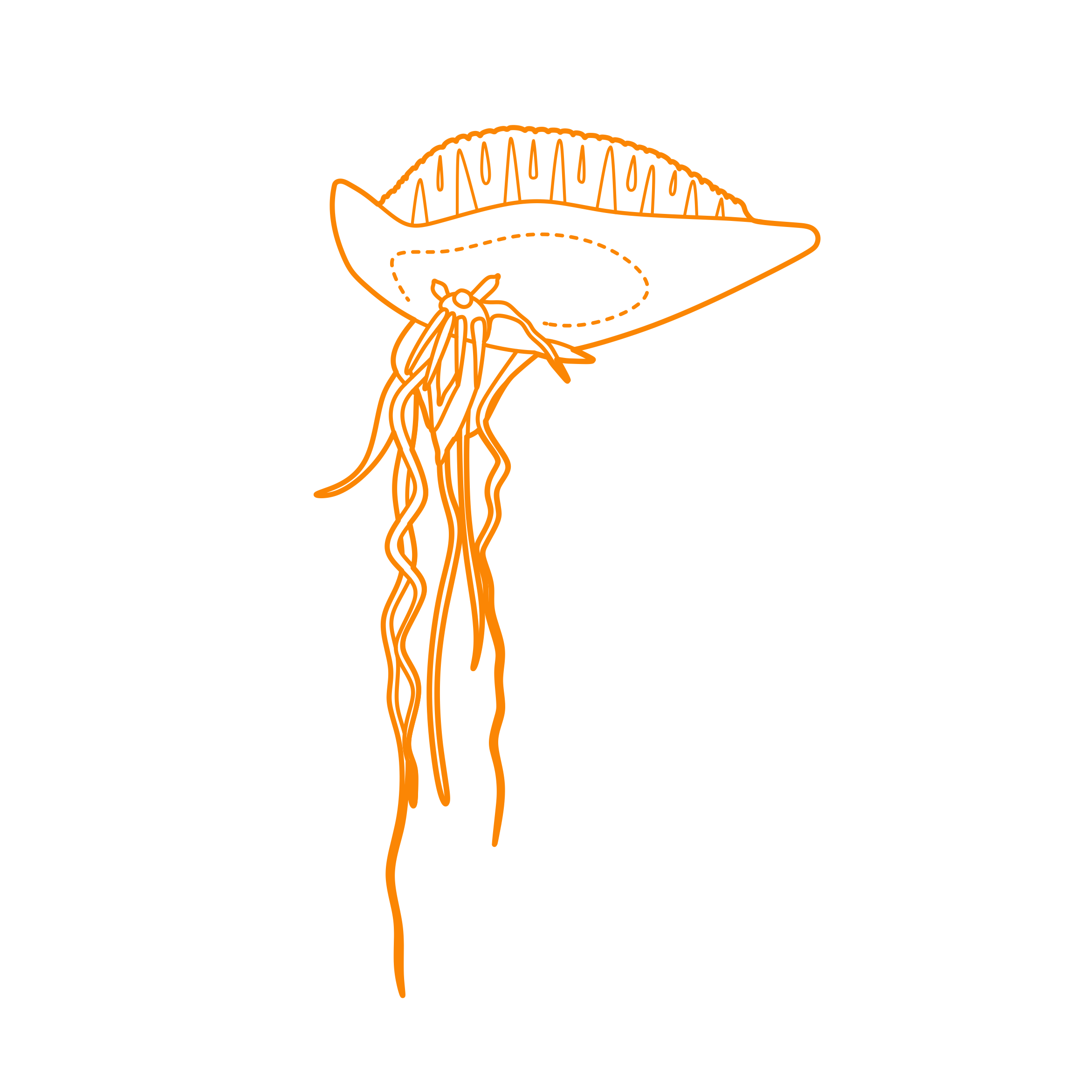 Animals Jellyfish Portuguese Man O War Sticker Outline Svg File Free Vectors